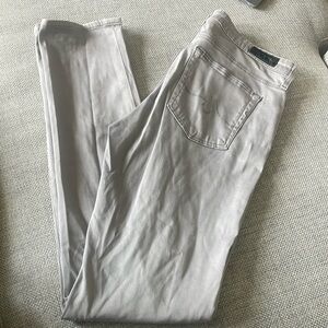 AG The Prima Mid Rise Cigarette Grey 27R